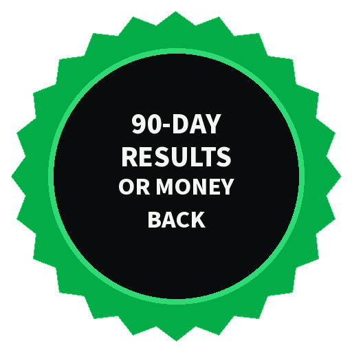 90-day money-back seal